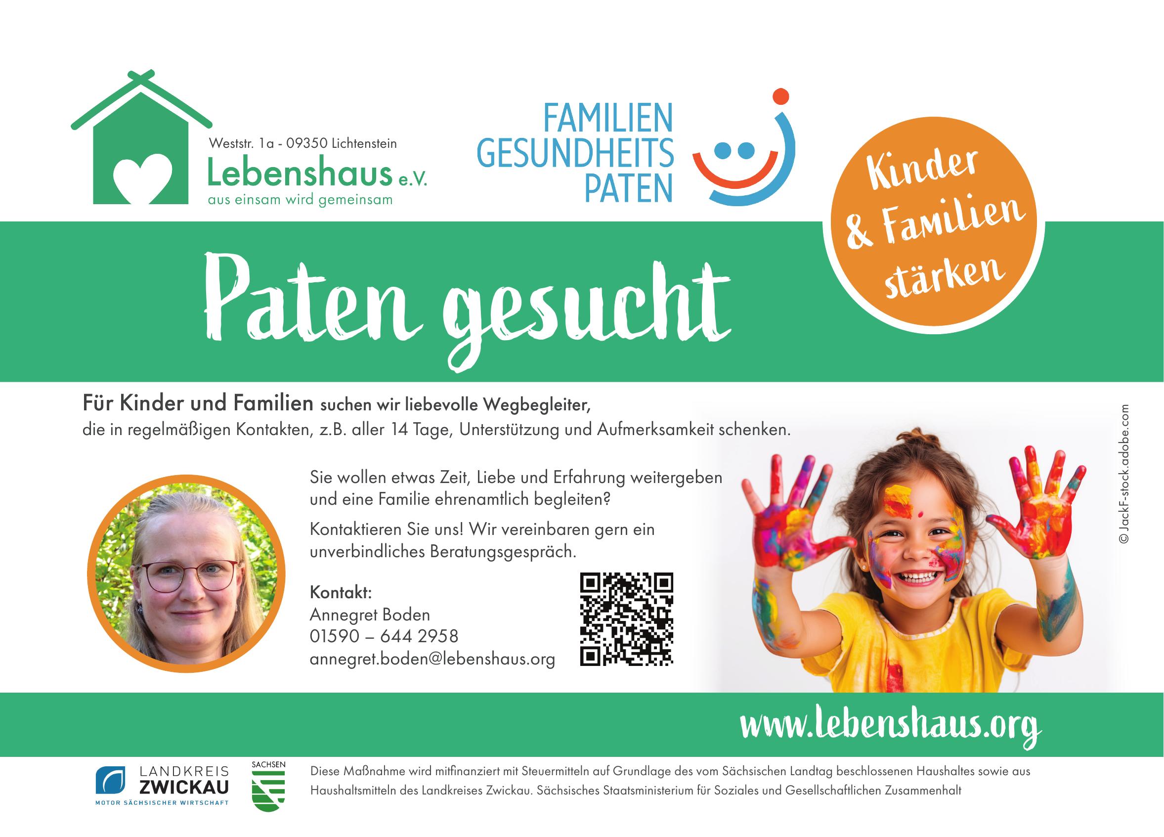 Ehrenamtliche Paten gesucht